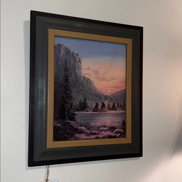 Framed Art: Tribal Village-scape - Picture 4 of 5